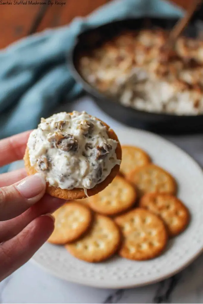 Santa’s Stuffed Mushroom Dip