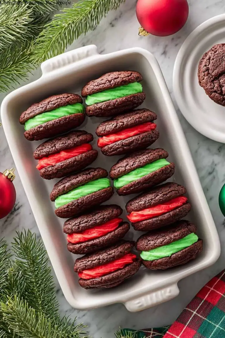 Christmas Whoopie Pies with Marshmallow Filling Recipe