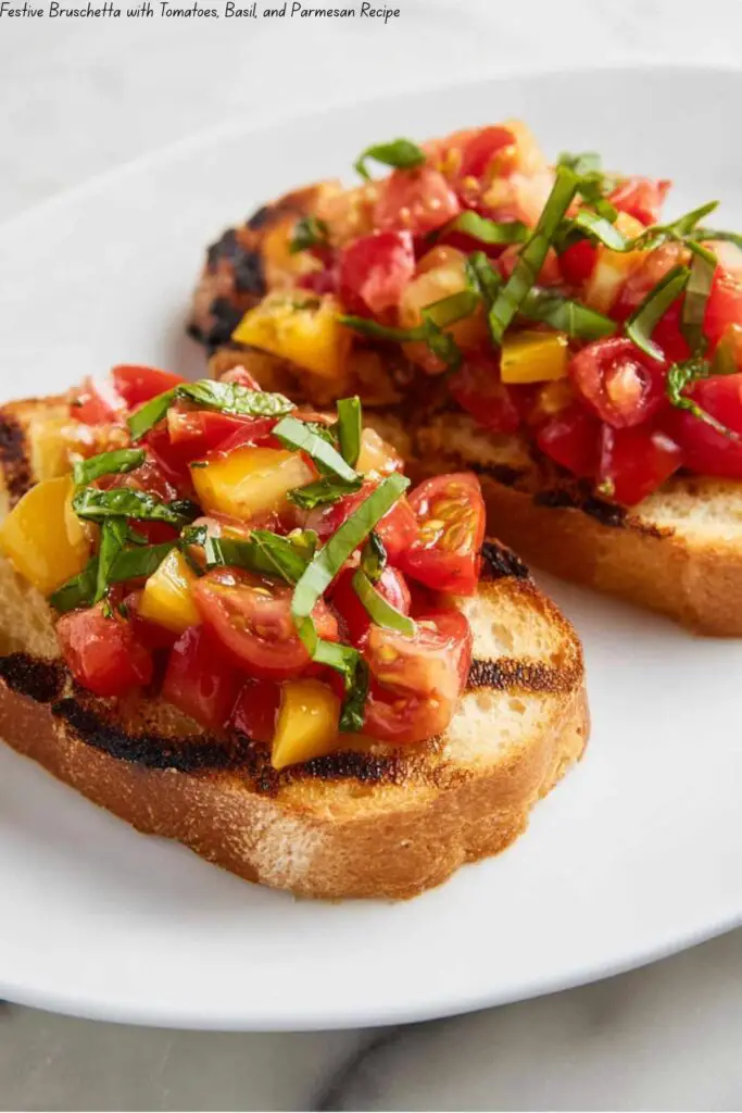 Festive Bruschetta Recipe 4 Festive Bruschetta Recipe