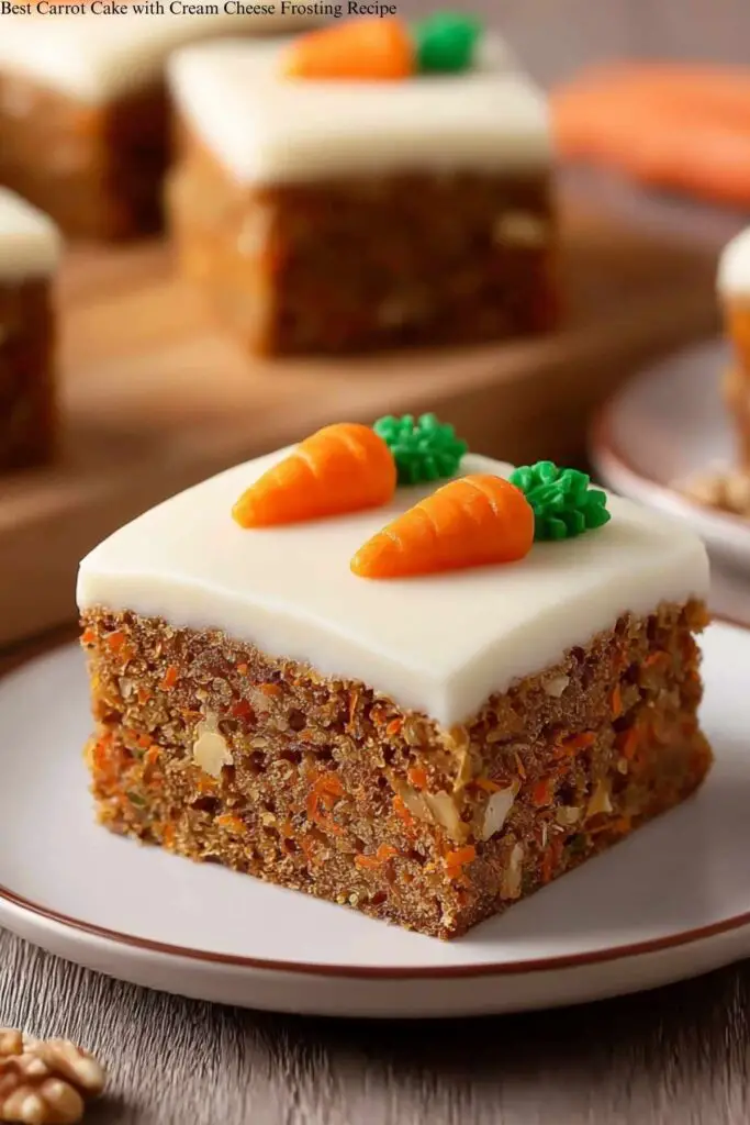 Best Carrot Cake with Cream Cheese Frosting Recipe