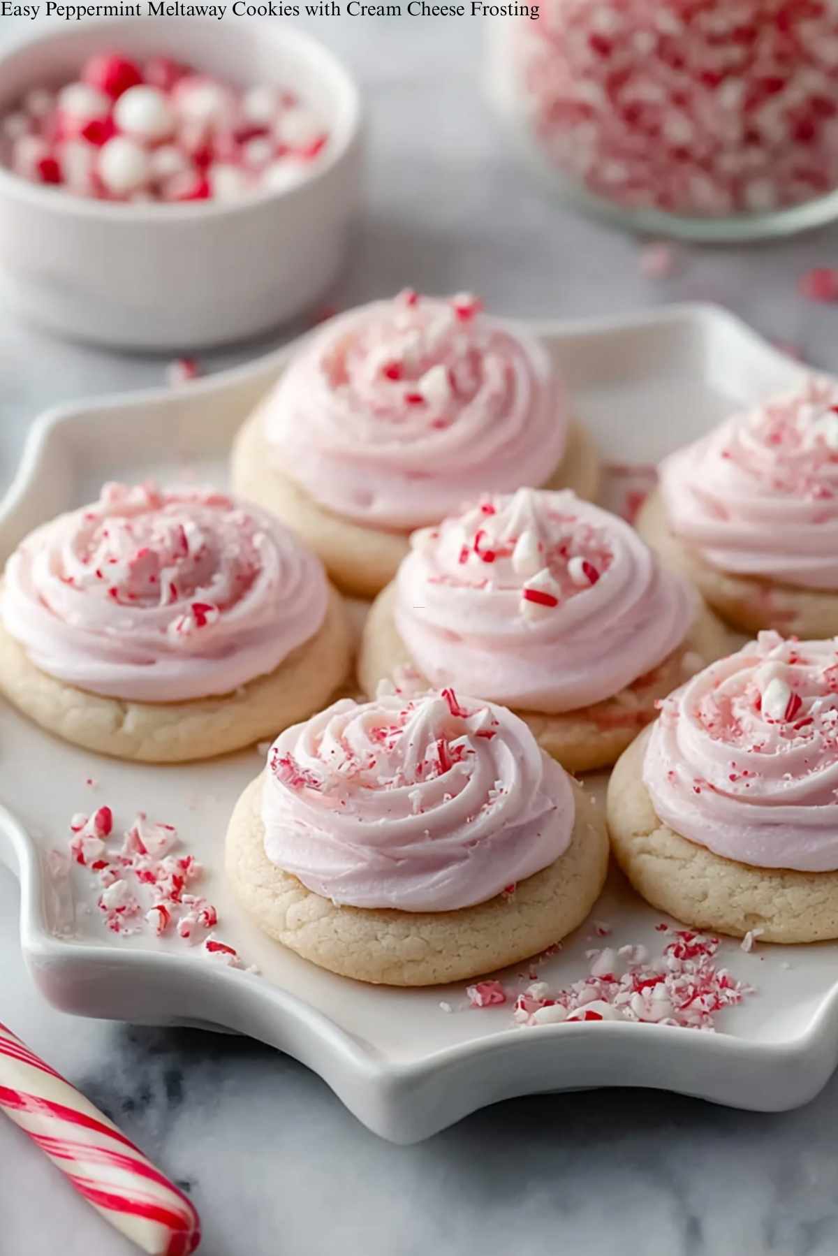 Peppermint Meltaways Cookies Recipe