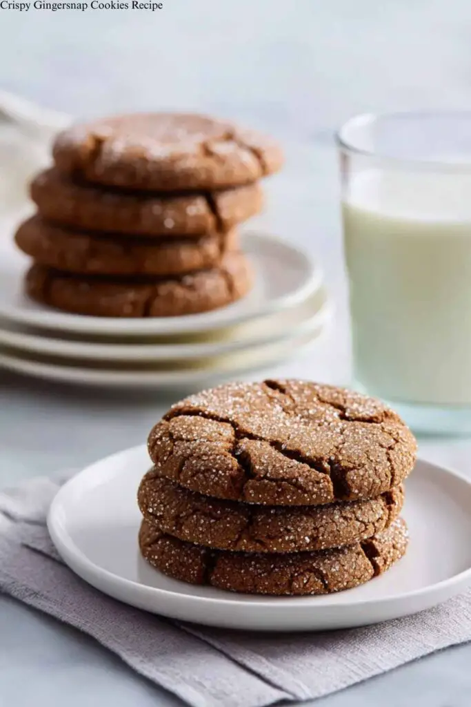 Crispy Gingersnap Cookies Recipe