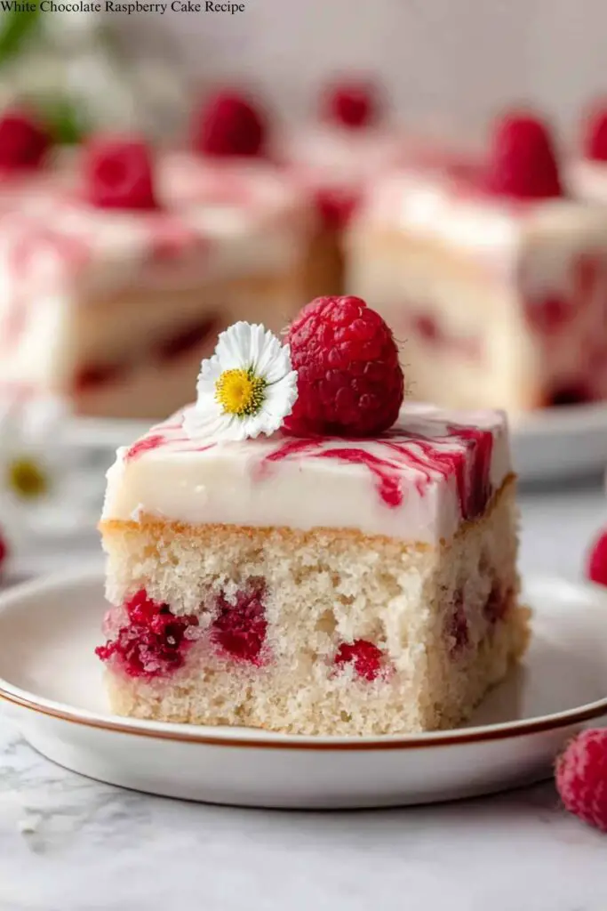 White Chocolate Raspberry Cake Recipe