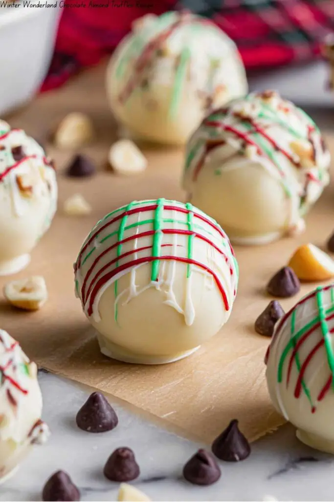 Winter Wonderland Chocolate Almond Truffles