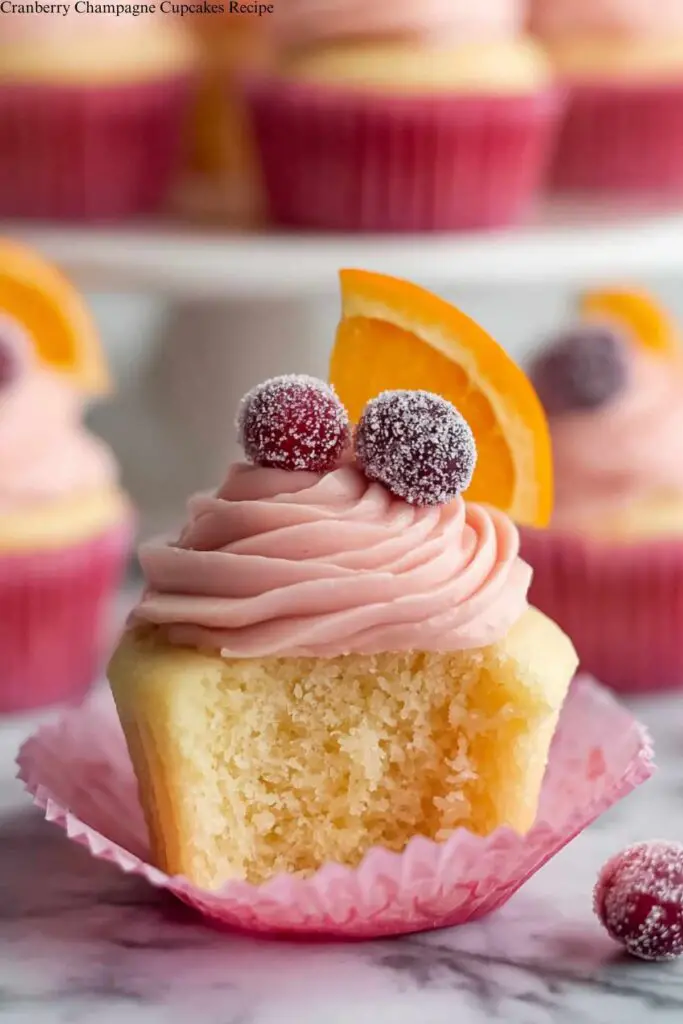 Cranberry Champagne Cupcakes Recipe 4 Cranberry Champagne Cupcakes Recipe