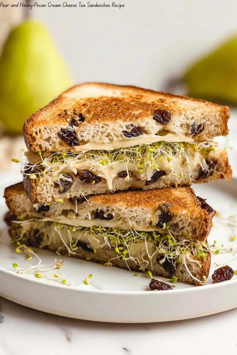 Pear Tea Sandwiches