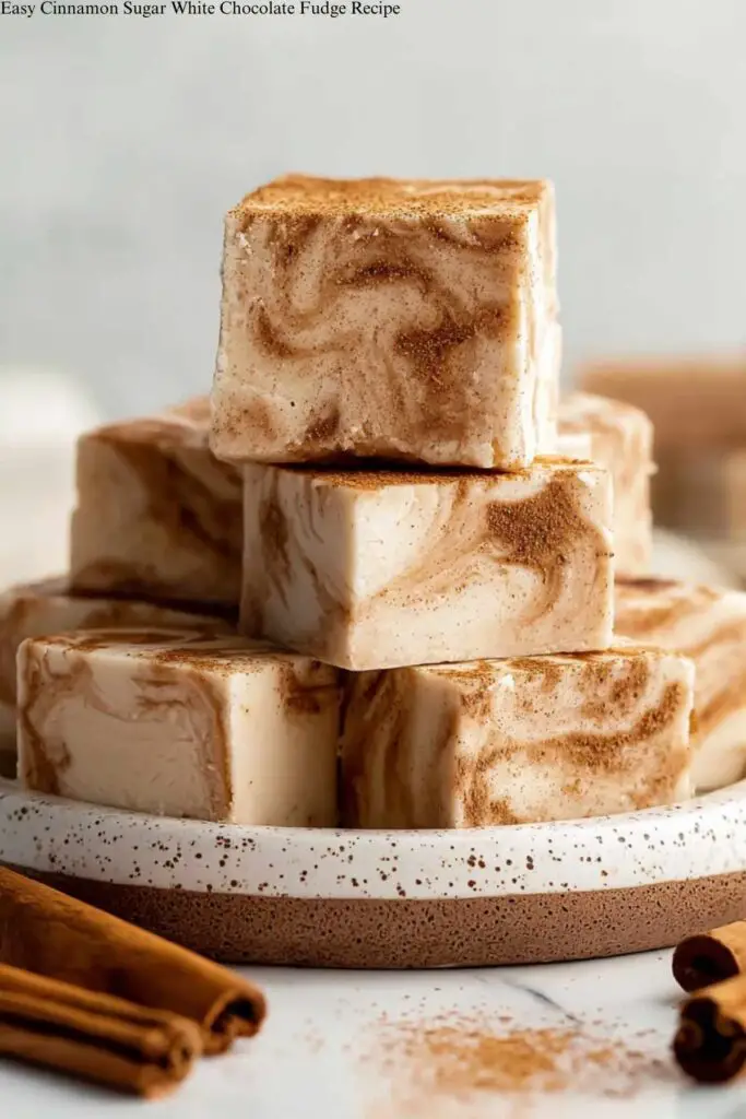 Cinnamon Sugar White Chocolate Fudge Recipe 4 Cinnamon Sugar White Chocolate Fudge Recipe