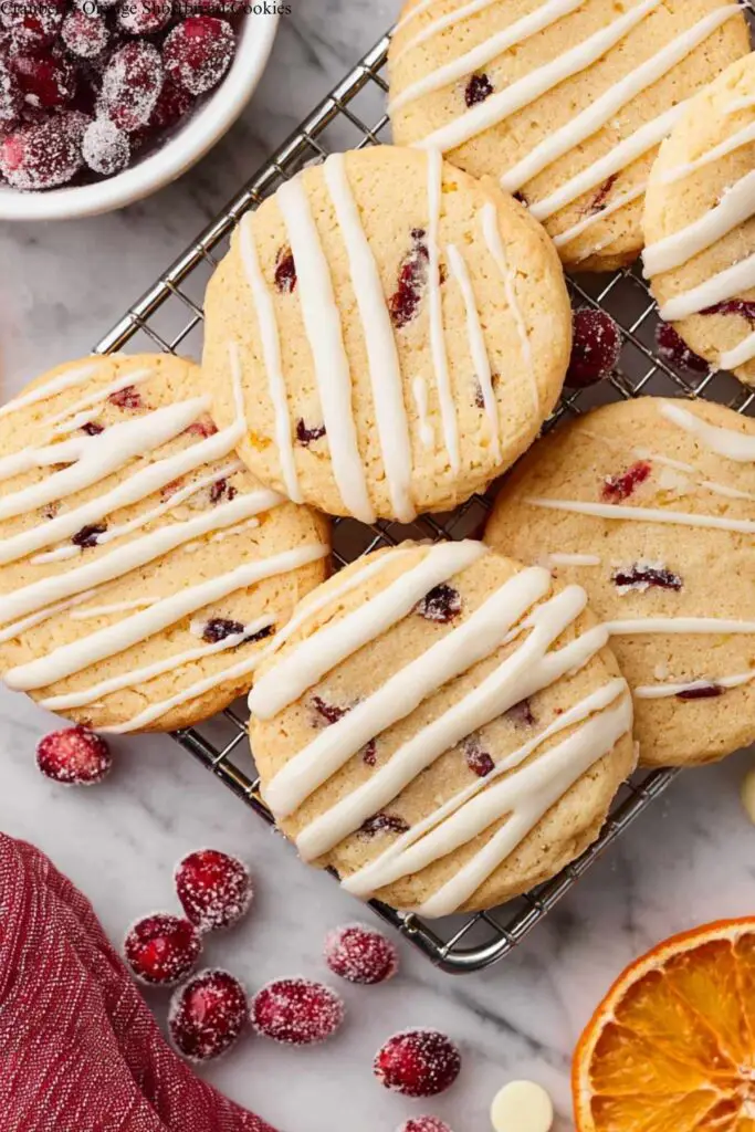 Cranberry Orange Shortbread Cookies 4 Cranberry Orange Shortbread Cookies