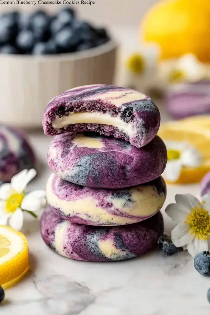 Lemon Blueberry Cheesecake Cookies Recipe