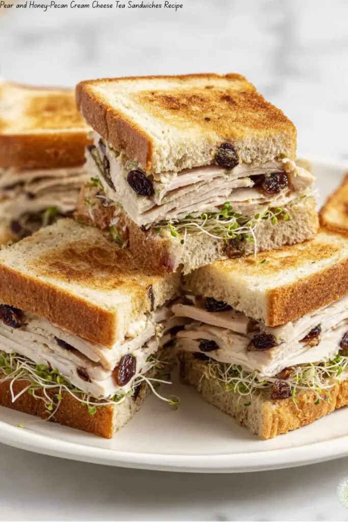 Pear Tea Sandwiches 4 Pear Tea Sandwiches