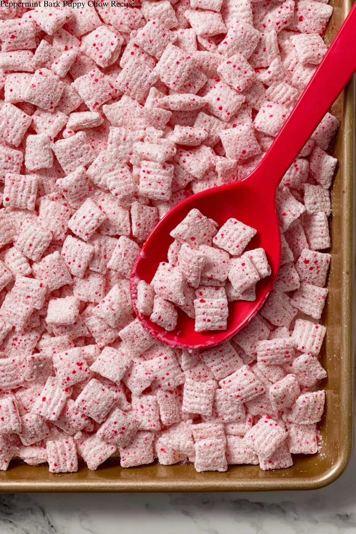 Peppermint Bark Puppy Chow Recipe