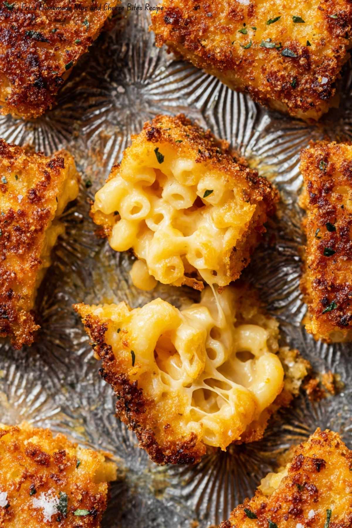Crispy Fried Homemade Mac and Cheese Bites