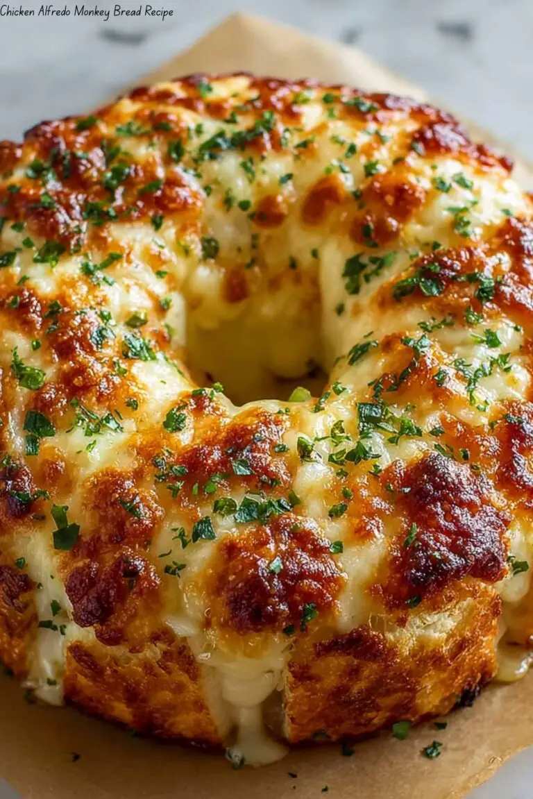 Chicken Alfredo Monkey Bread