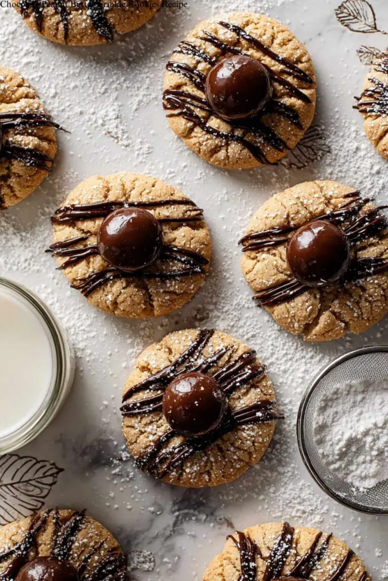 Chocolate Peanut Butter Crinkle Cookies Recipe
