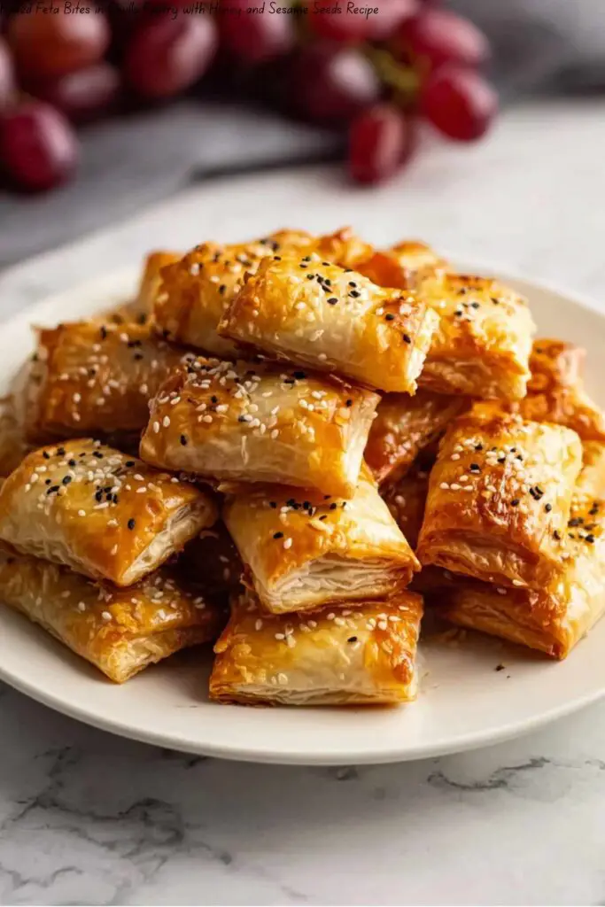 Baked Feta Bites in Phyllo Pastry 4 Baked Feta Bites in Phyllo Pastry