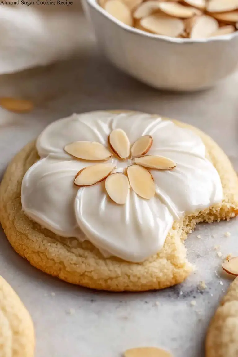 Almond Sugar Cookies with Icing Recipe