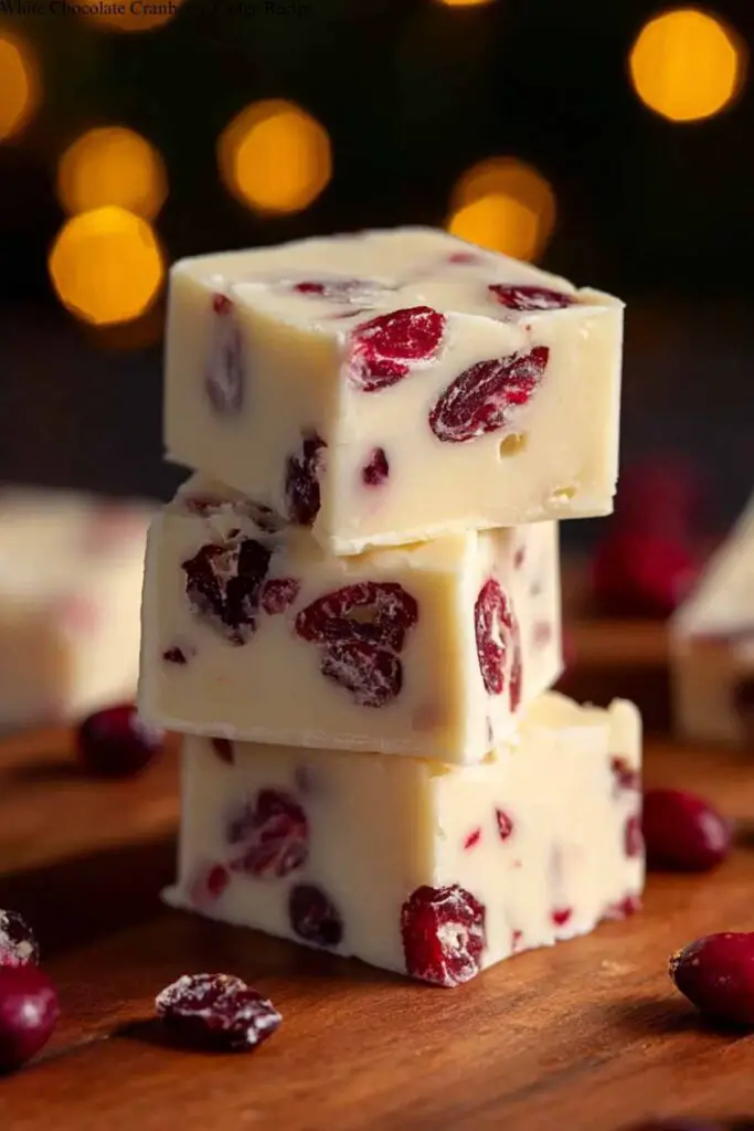 White Chocolate Cranberry Fudge Recipe 4 White Chocolate Cranberry Fudge Recipe