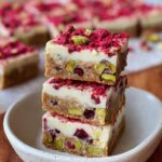 Cranberry and Pistachio Slice