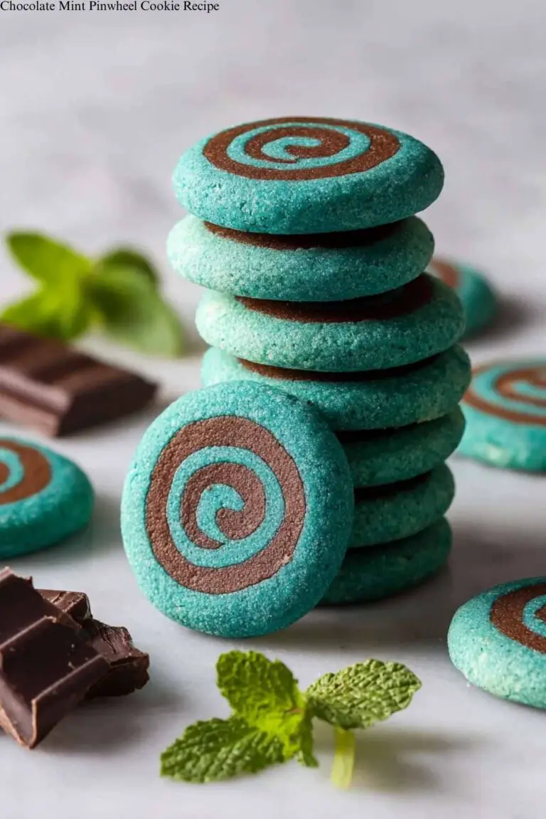 Chocolate Mint Pinwheel Cookies Recipe