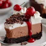 Black Forest Cheesecake with Cherry Topping Recipe