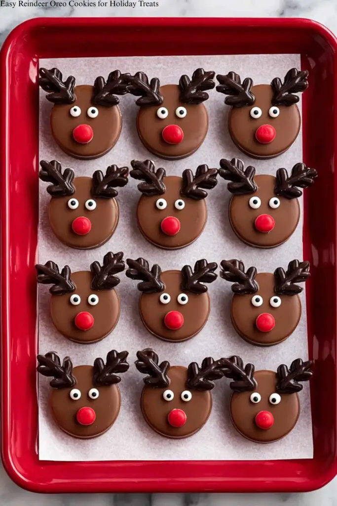 Reindeer Oreo Cookies Recipe 4 Reindeer Oreo Cookies Recipe