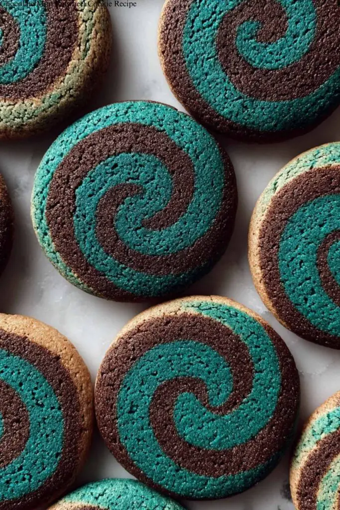 Chocolate Mint Pinwheel Cookies Recipe