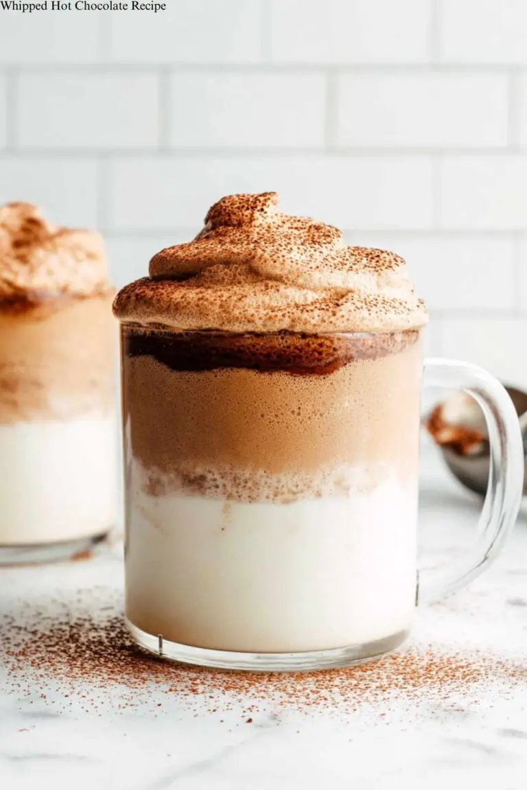 Whipped Hot Chocolate Recipe