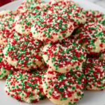 Christmas Sprinkle Pudding Cookies Recipe