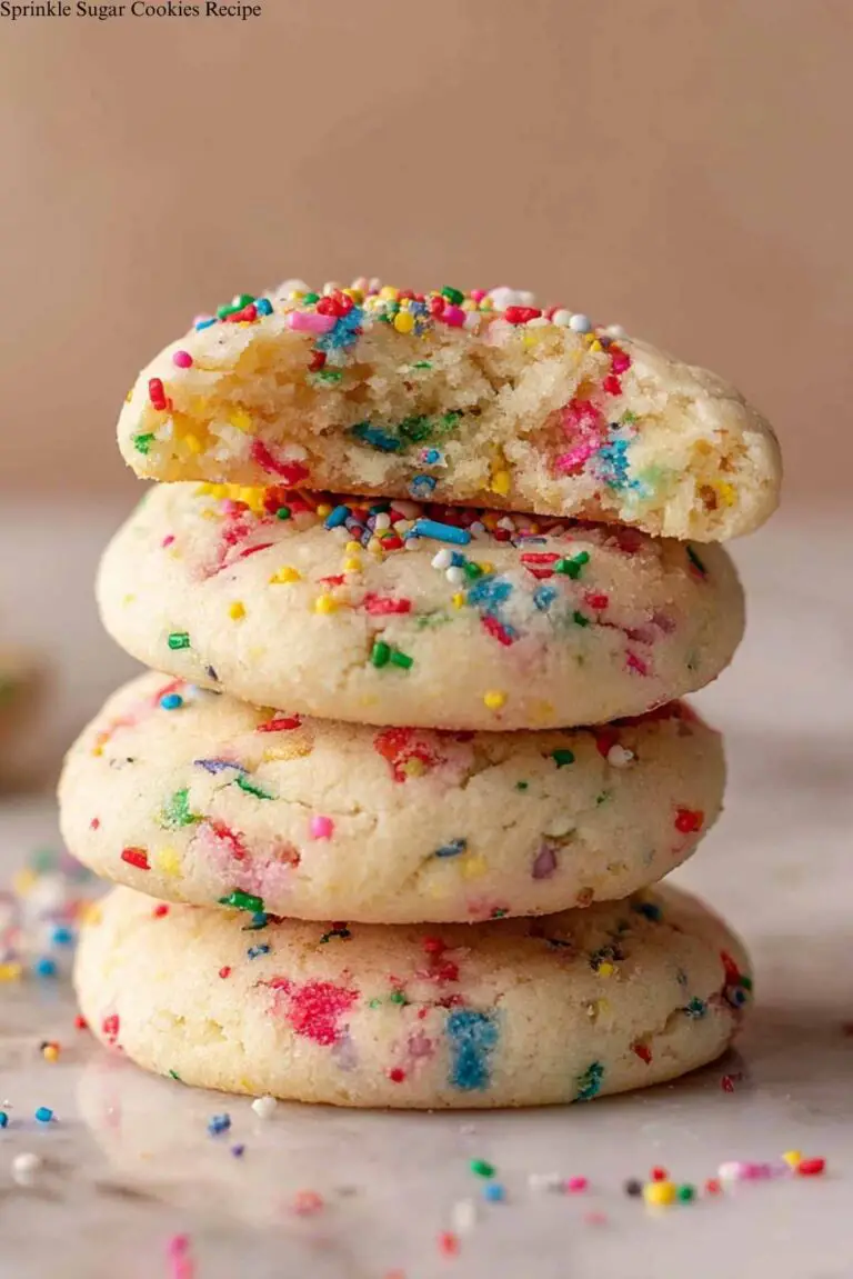 Sprinkle Sugar Cookies Recipe