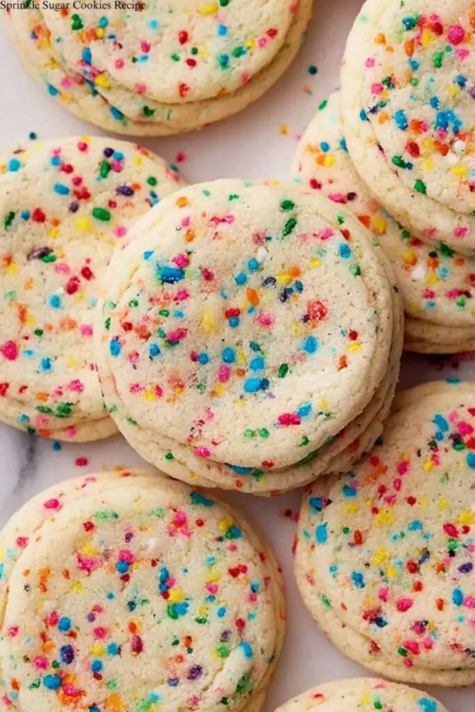 Sprinkle Sugar Cookies Recipe