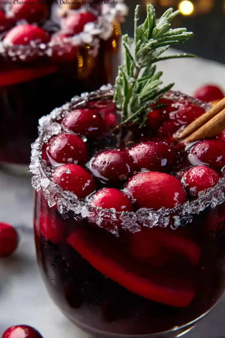 Frost Christmas Punch: A Delicious Holiday Delight