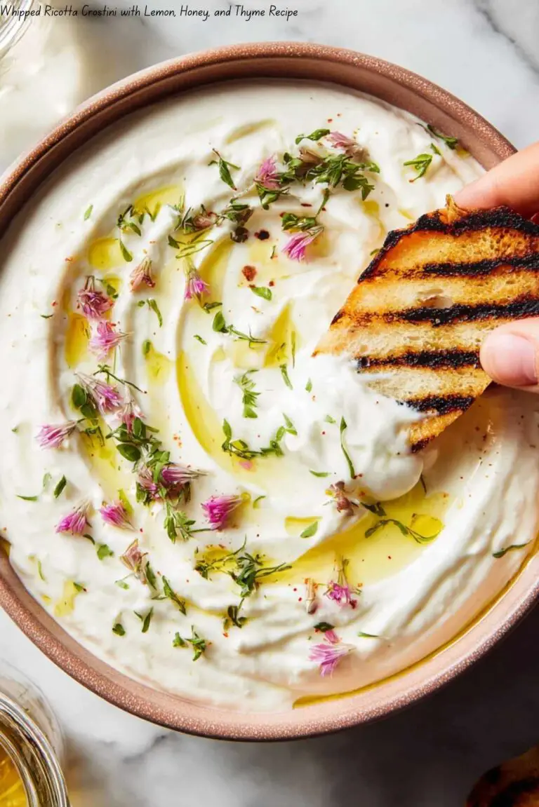 Whipped Ricotta Crostini
