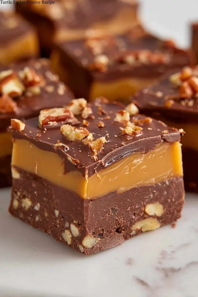 Turtle Fudge Festive Recipe
