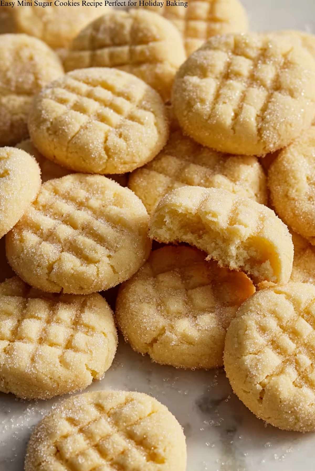 Mini Sugar Cookies Recipe