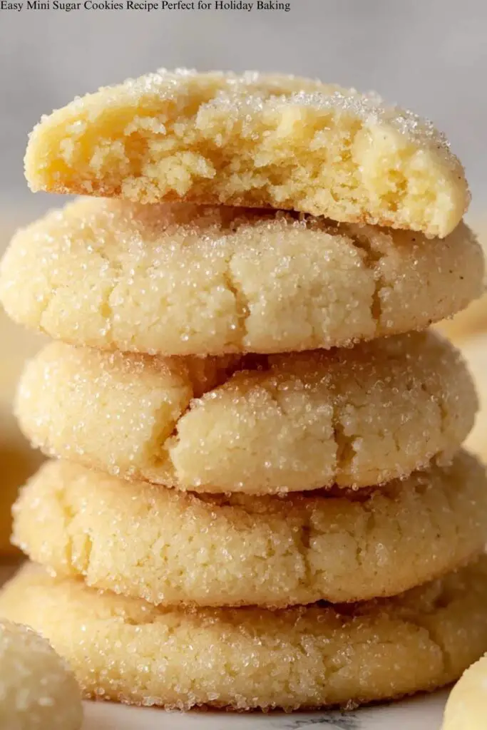 Mini Sugar Cookies Recipe