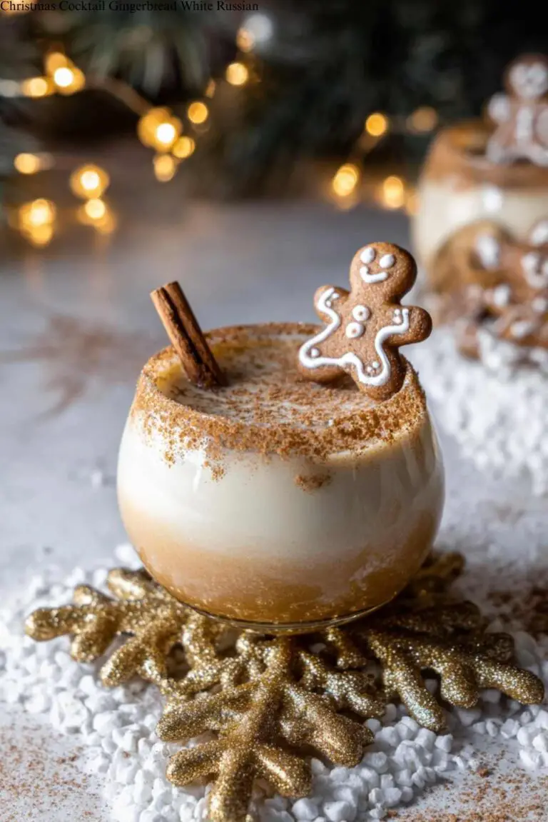 Christmas Cocktail Gingerbread White Russian