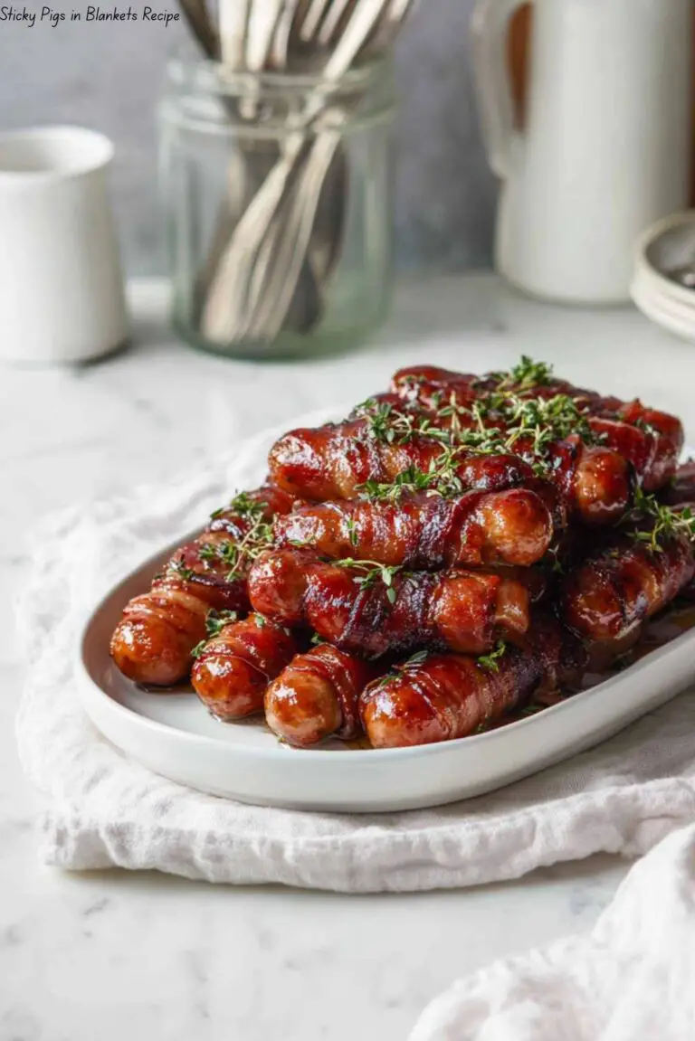 Christmas Party Sticky Pigs in Blankets