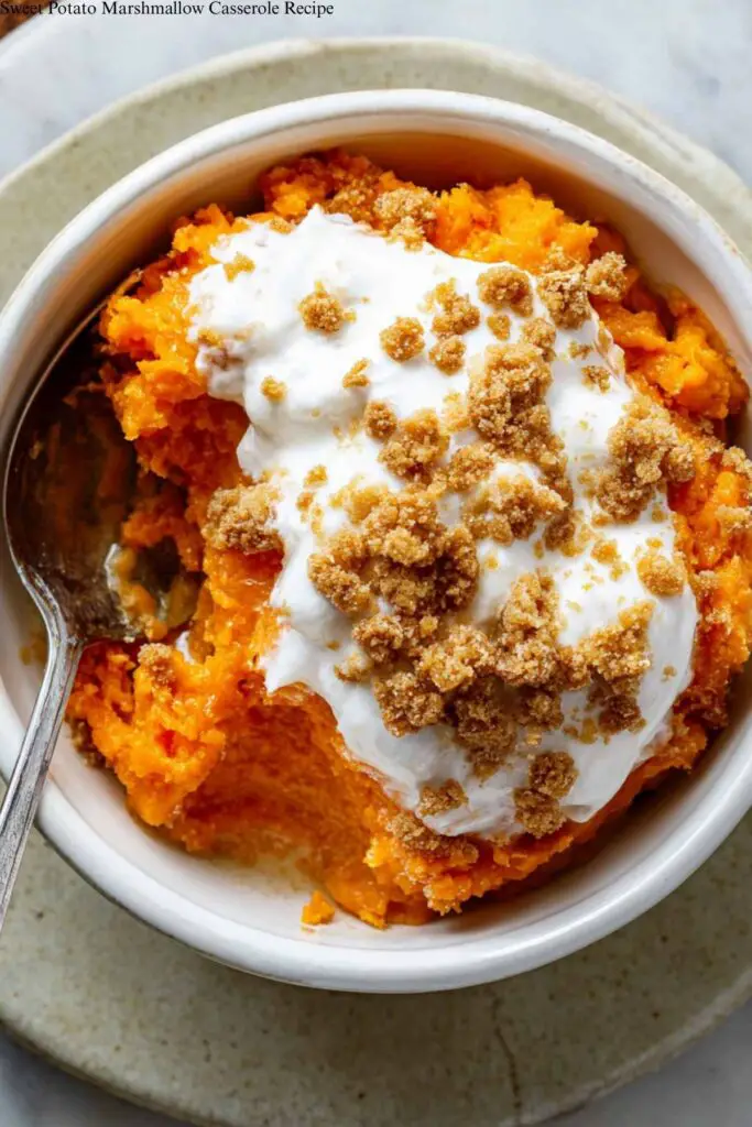 Sweet Potato Casserole with Marshmallows