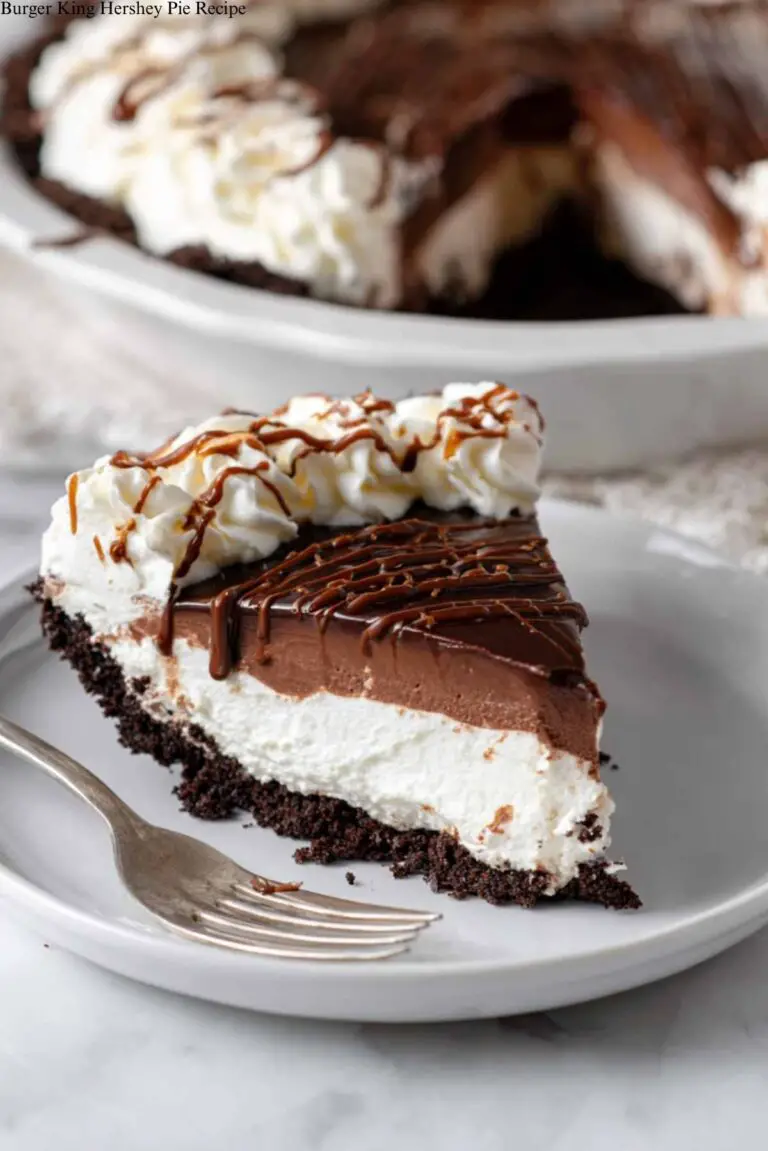 Burger King Copycat Hershey Pie