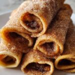 12-Minute Air Fryer Cinnamon Sugar Tortilla Rolls