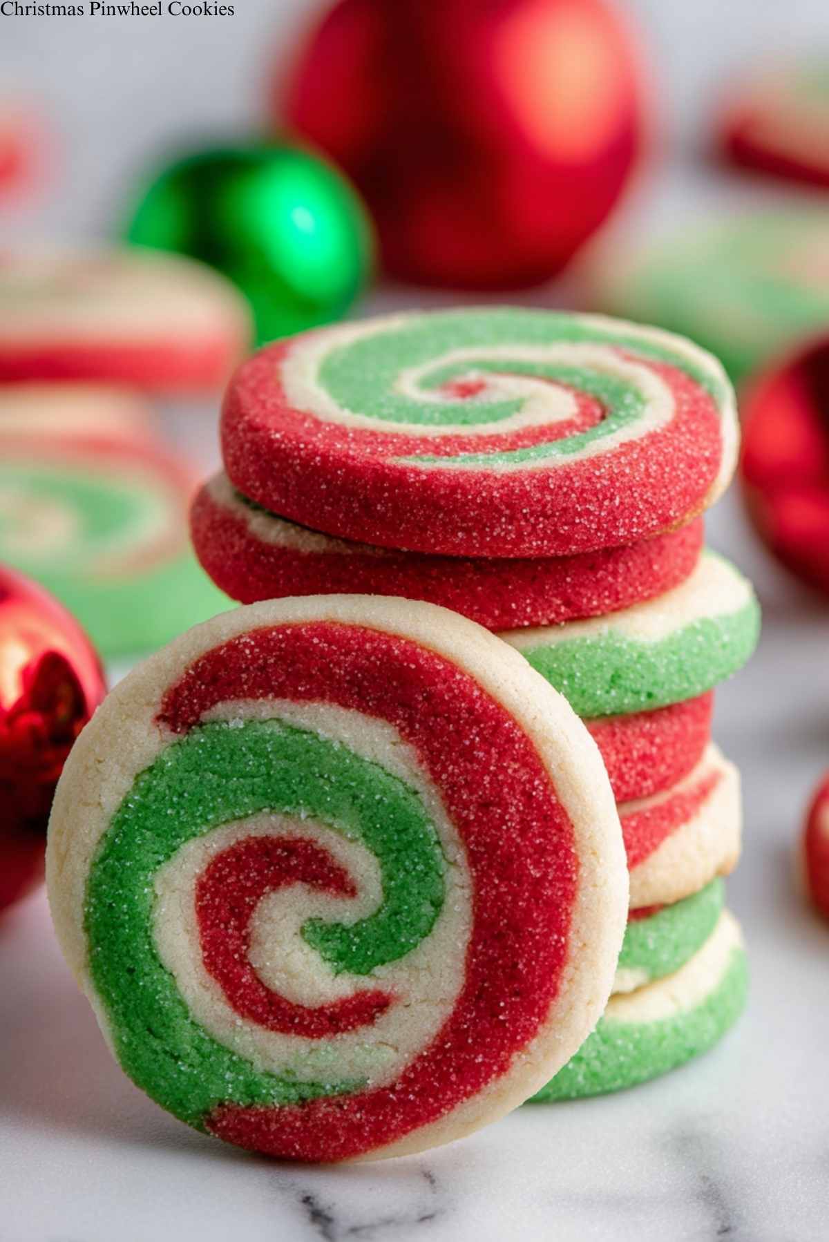Christmas Pinwheel Cookies