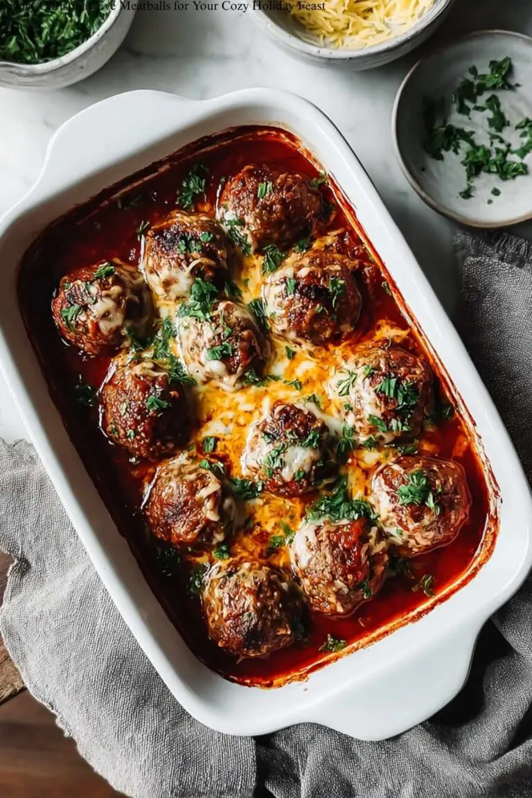 Savory Christmas Eve Meatballs for Your Cozy Holiday Feast
