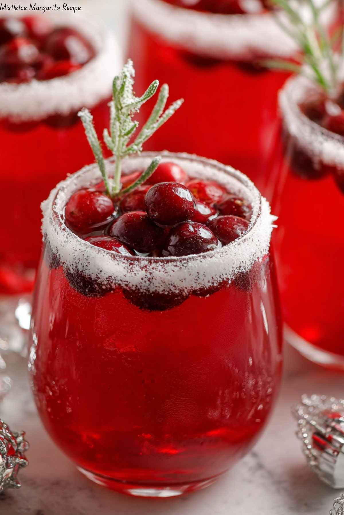 Festive Mistletoe Margarita