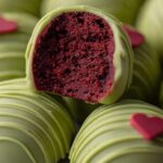 Grinch Oreo Balls with Red Velvet Oreos