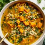 Butternut Squash Green Chile Chicken Soup Recipe