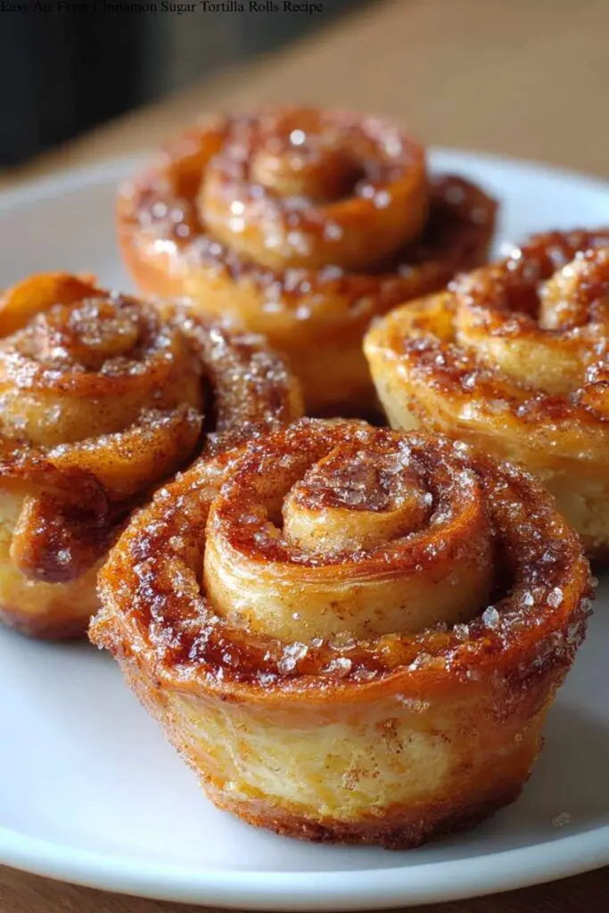 12-Minute Air Fryer Cinnamon Sugar Tortilla Rolls 4 12-Minute Air Fryer Cinnamon Sugar Tortilla Rolls