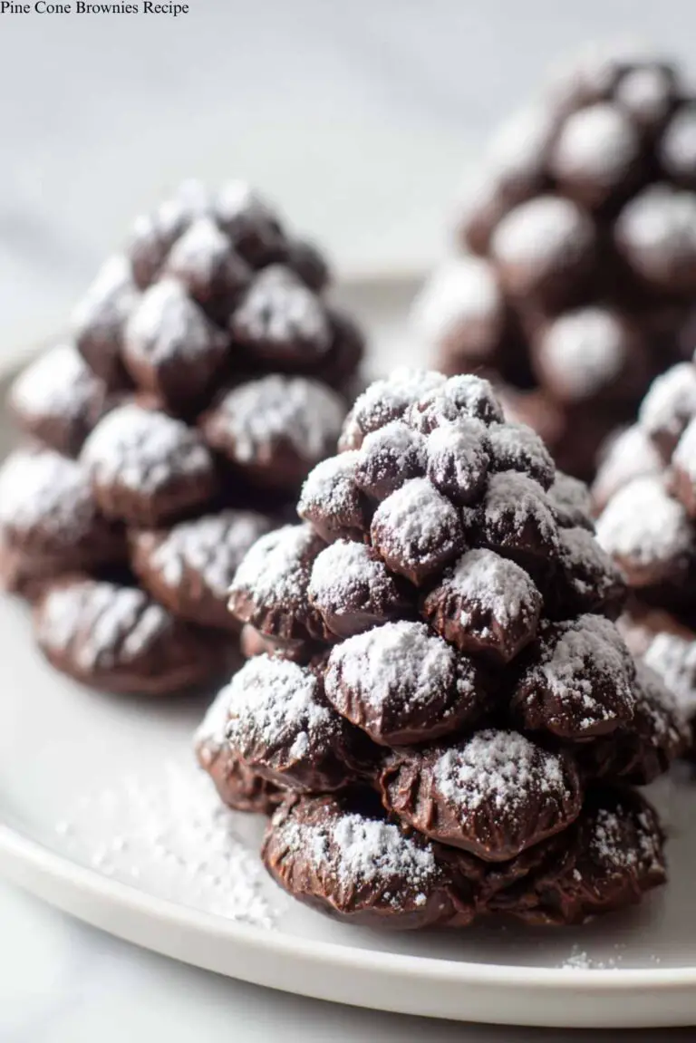 Pine Cone Brownies Recipe