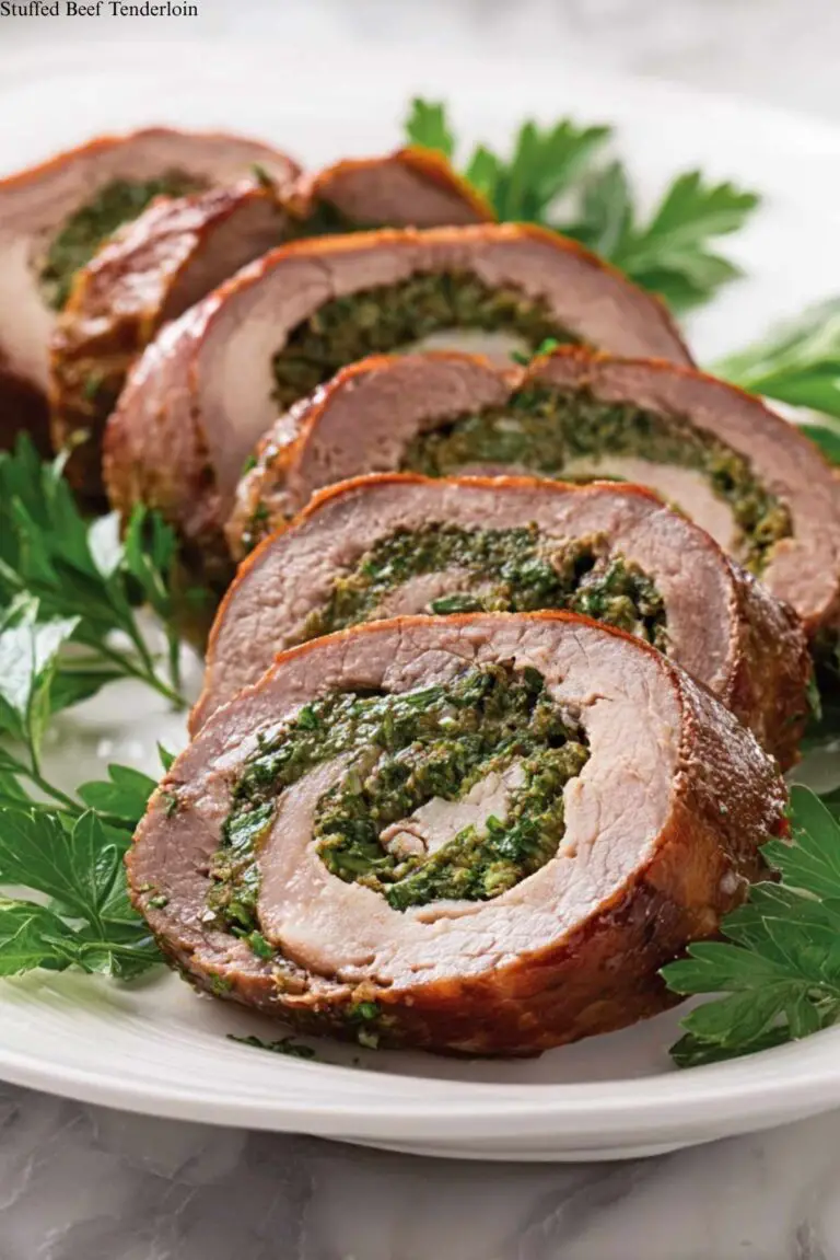 Stuffed Beef Tenderloin