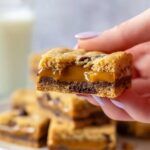 Salted Caramel Chocolate Chip Cookie Bars Recipe