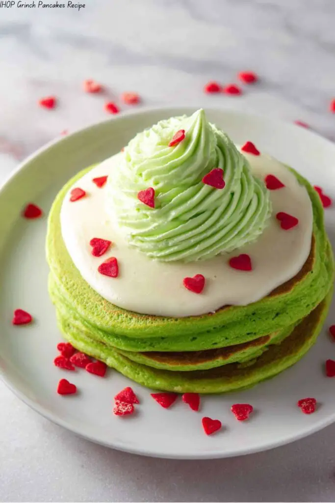 Copycat IHOP Grinch Pancakes 4 Copycat IHOP Grinch Pancakes